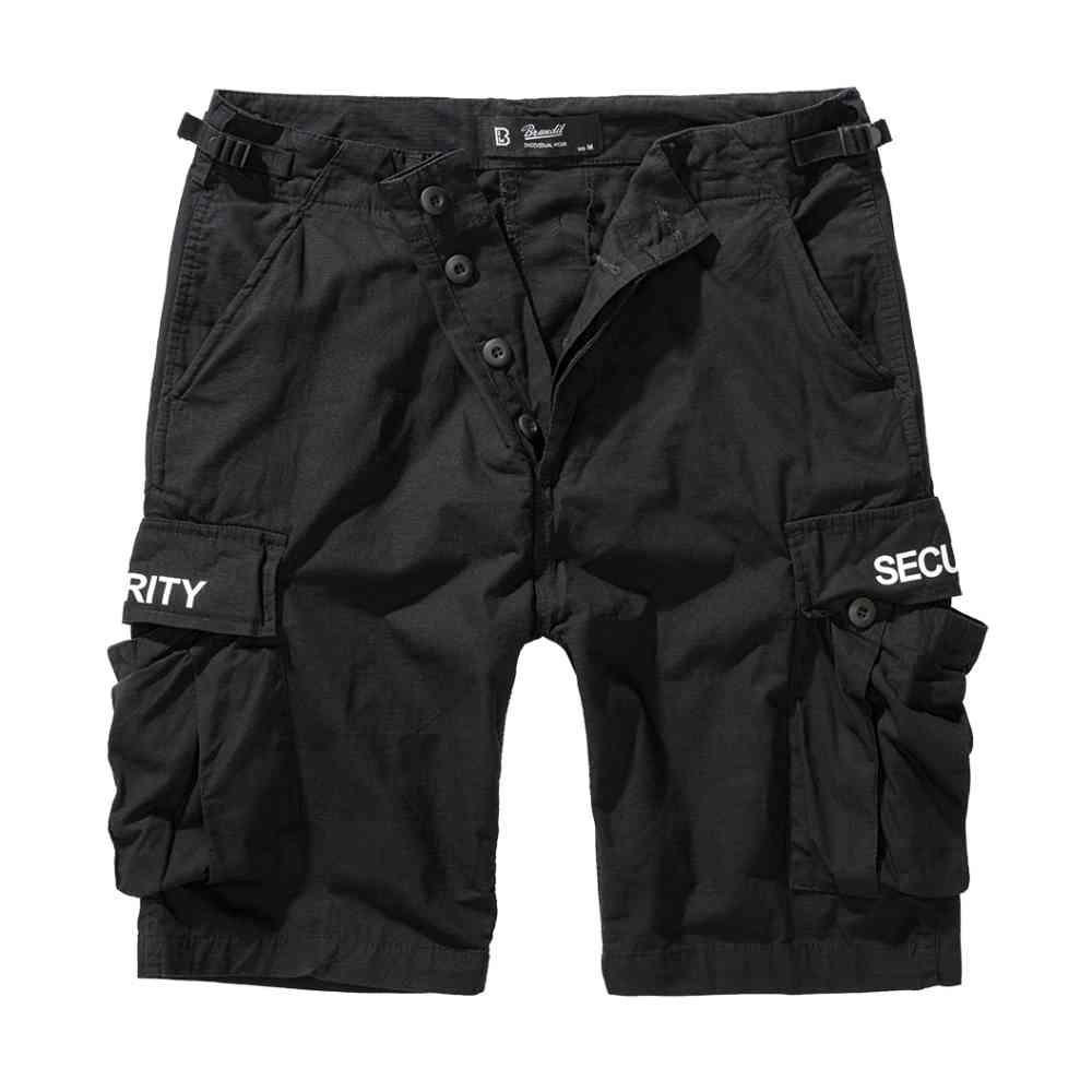 Brandit - Security BDU Ripstop Cargo Shorts - Black